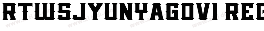 RTWSJyunYaG0v1 Regul字体转换